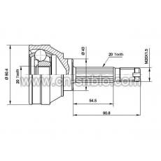 4247399球籠修理包 菲亞特、蘭旗亞、斯巴魯、西特(西亞特)