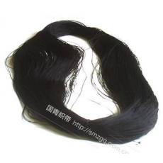 直銷(xiāo)黑色0.7mm飾品用包魚(yú)絲線(xiàn)滌綸繩 加密2級(jí) 可打筒剪切