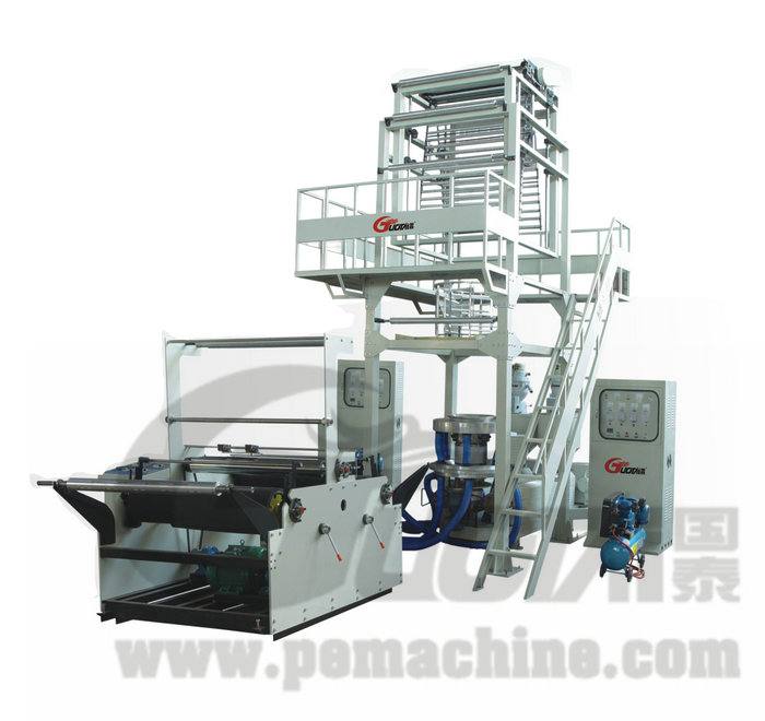 2SJ-G系列兩層共擠旋轉(zhuǎn)機(jī)頭吹膜機(jī)組