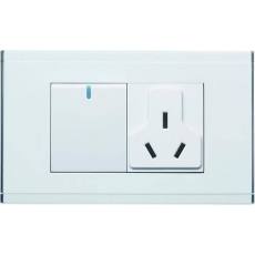 一位單/雙控帶多功能插座