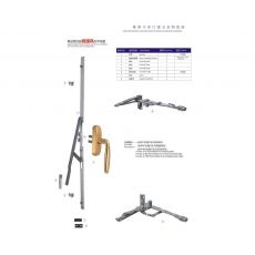 單點(diǎn)兩邊鎖微通風(fēng)內(nèi)平開(kāi)窗 門窗配件