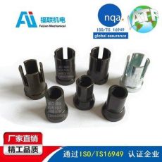 非標定制 四爪開口定位拉鉚螺母 軍綠 切圓頭 成套緊固件