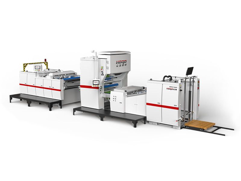 ZDFM-1100ADY Full Auto Film Laminator（With Hot Knife, With Powder Pressing）