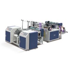 400x2型全自動(dòng)雙排無芯收卷垃圾袋制袋機(jī)
